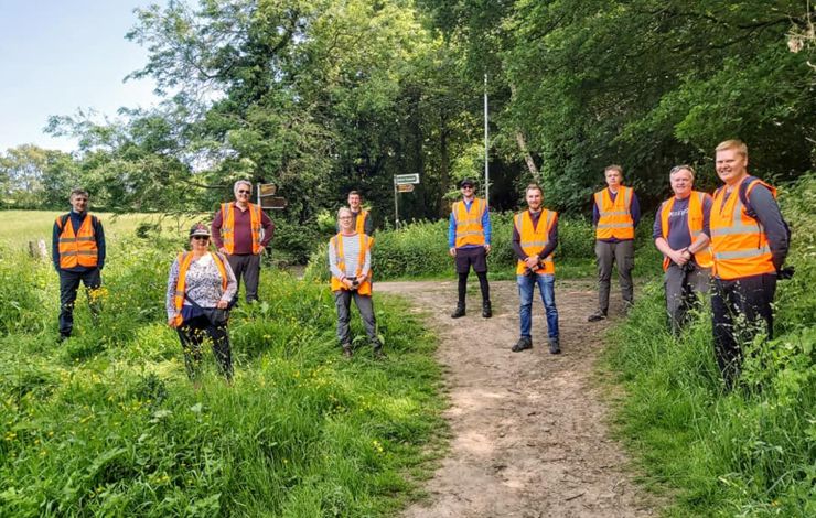 Himalayan Balsam Bashing in Leeds 2021